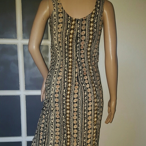 Vintage boho dress with beaded design - Picture 2 of 7